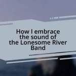 How I embrace the sound of the Lonesome River Band