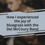 How I experienced the joy of bluegrass with the Del McCoury Band