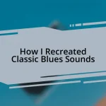 How I Recreated Classic Blues Sounds
